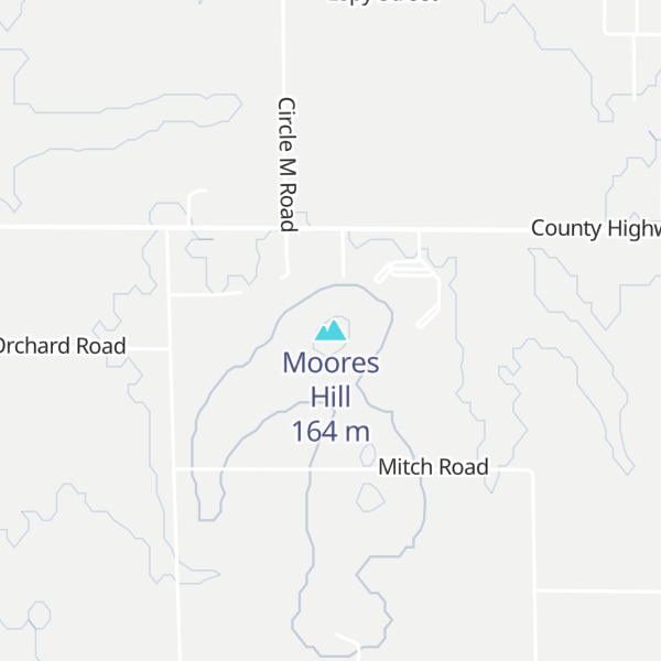Map of Moores Hill