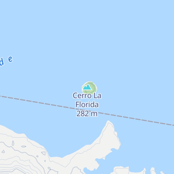 Map of Cerro La Florida
