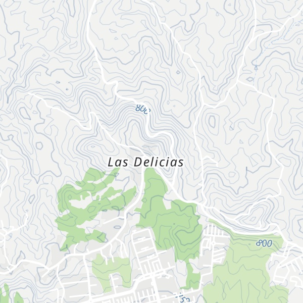 Map of Cerro Tovar