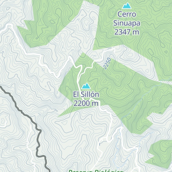 Map of El Sillón