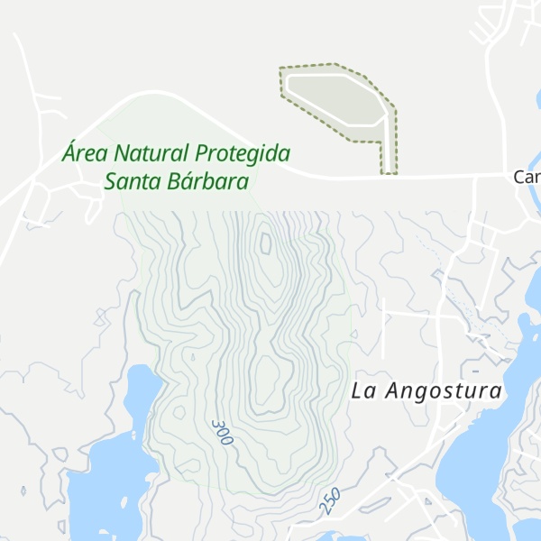 Map of Montana el arenal