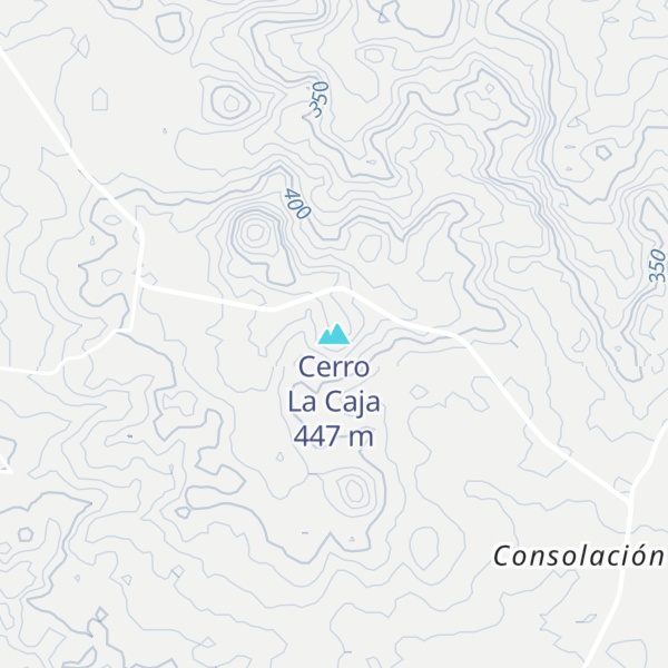 Map of Cerro La Caja