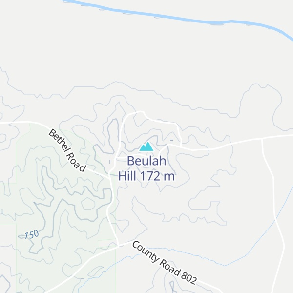 Map of Beulah Hill