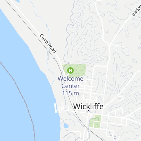 Map of Welcome Center