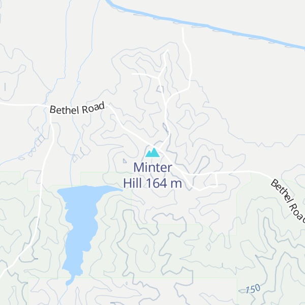 Map of Minter Hill