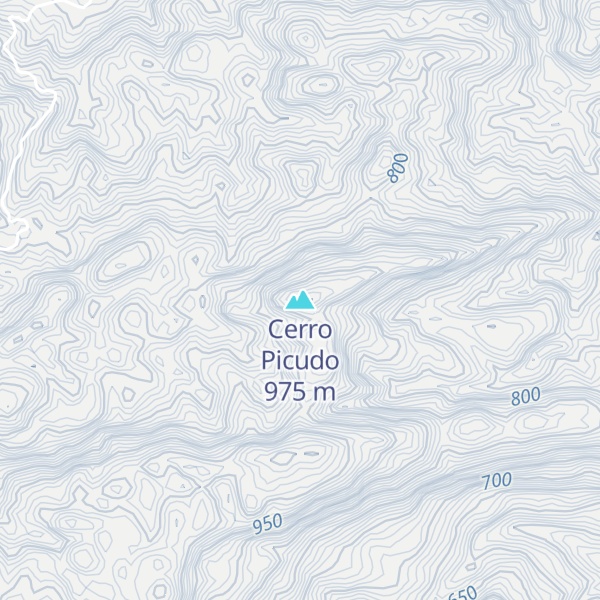 Map of Cerro Picudo