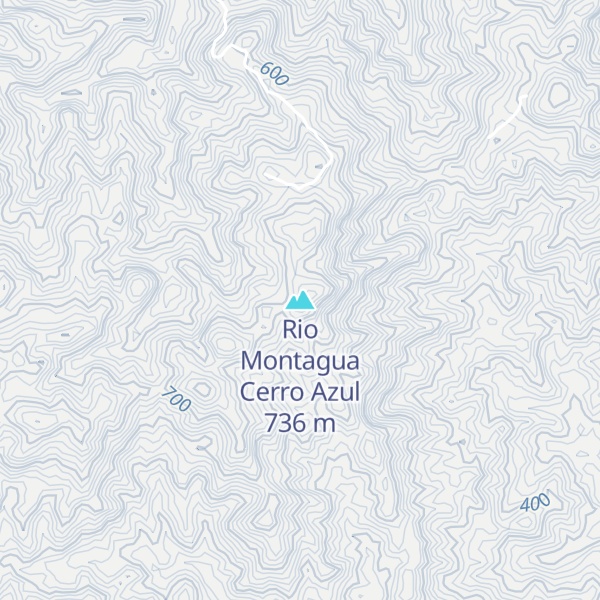 Map of Rio Montagua Cerro Azul