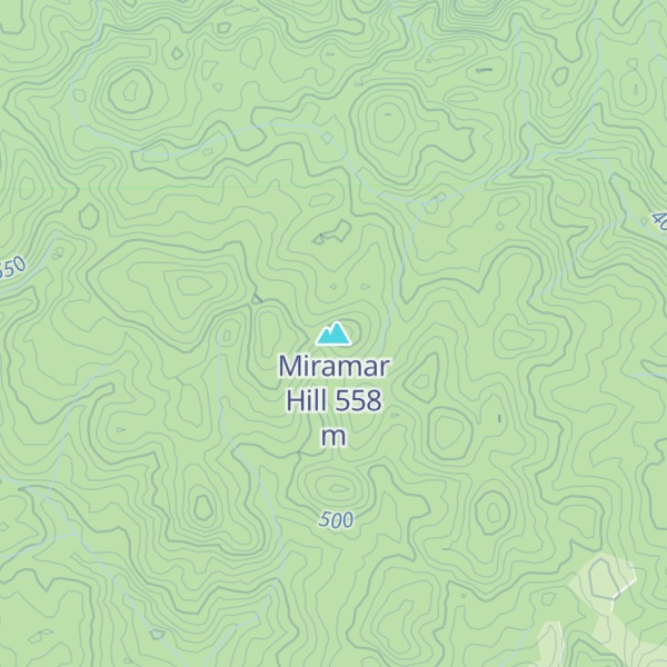 Map of Miramar Hill
