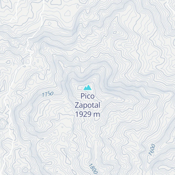 Map of Pico Zapotal