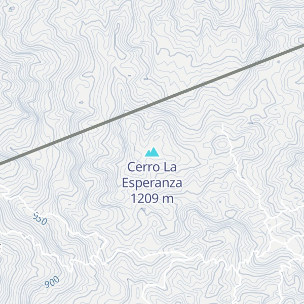 Map of Cerro La Esperanza
