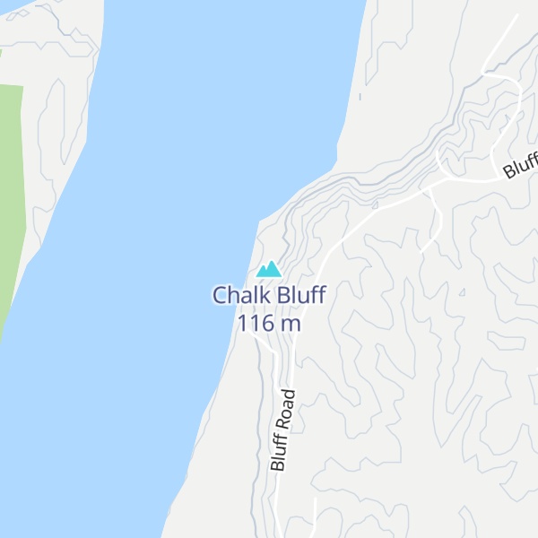 Map of Chalk Bluff