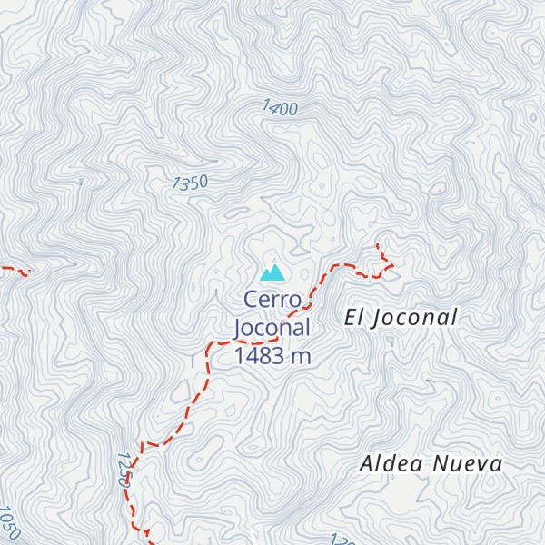 Map of Cerro Joconal