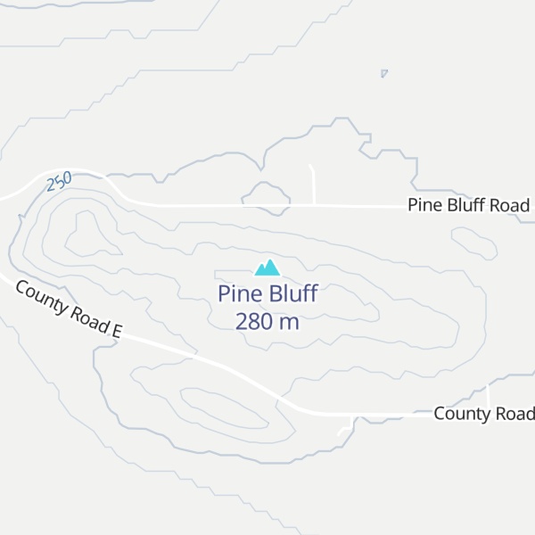 Map of Pine Bluff