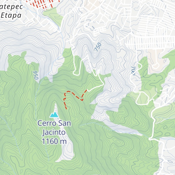 Map of Cerro Resparia