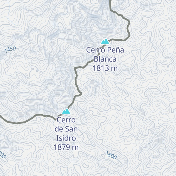 Map of Cerro Marín