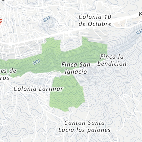Map of Cerro Loma Larga