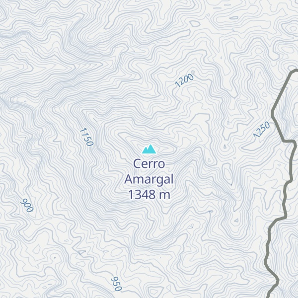 Map of Cerro Amargal