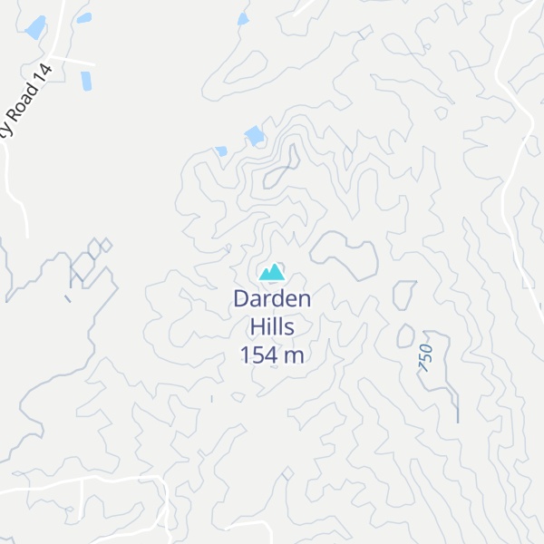 Map of Darden Hills