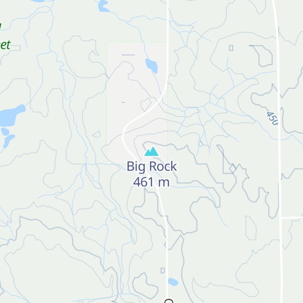 Map of Big Rock