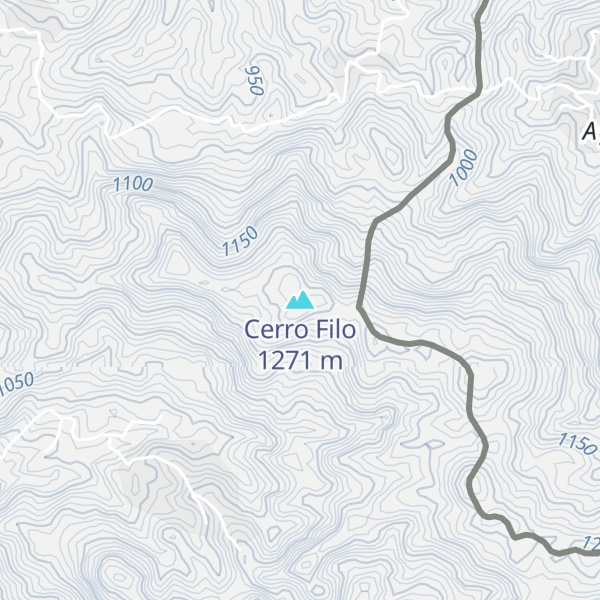 Map of Cerro Filo