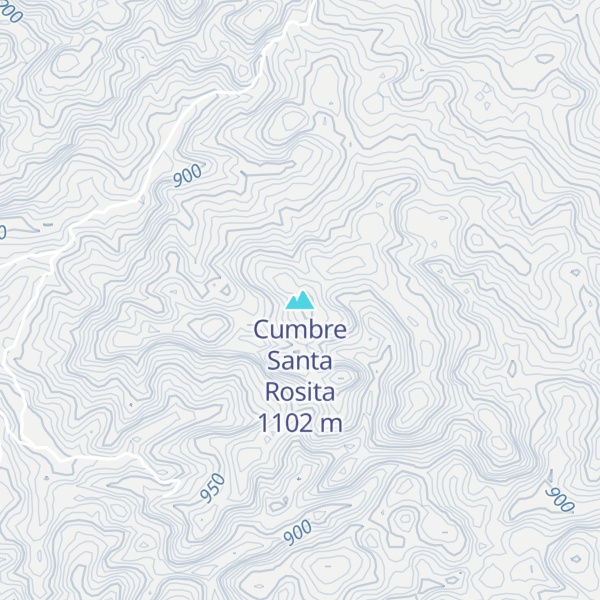 Map of Cumbre Santa Rosita