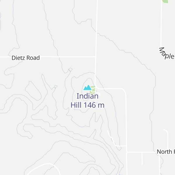 Map of Indian Hill