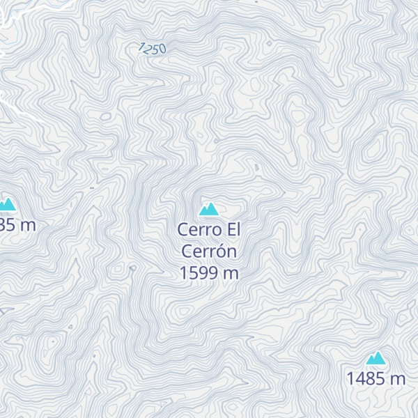 Map of Cerro El Cerrón