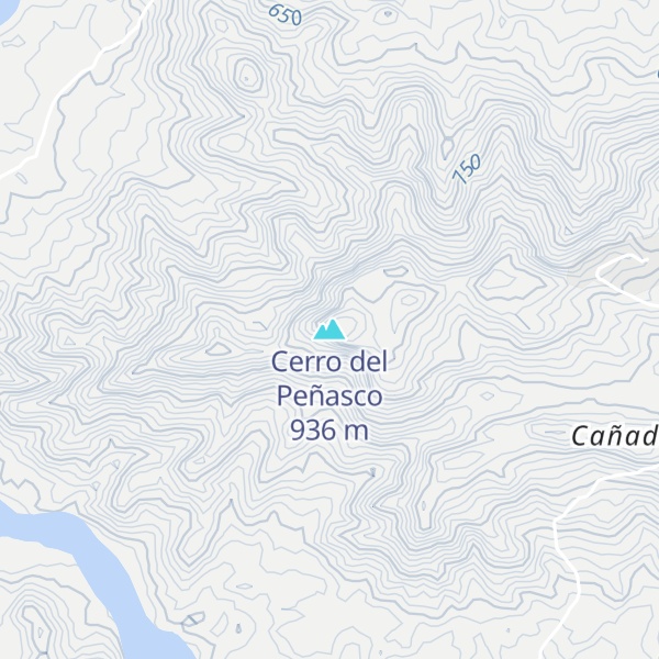 Map of Cerro del Peñasco