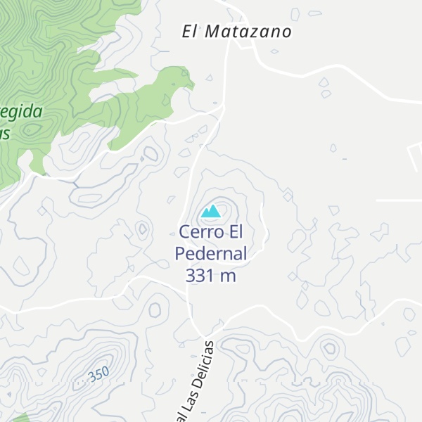 Map of Cerro El Pedernal