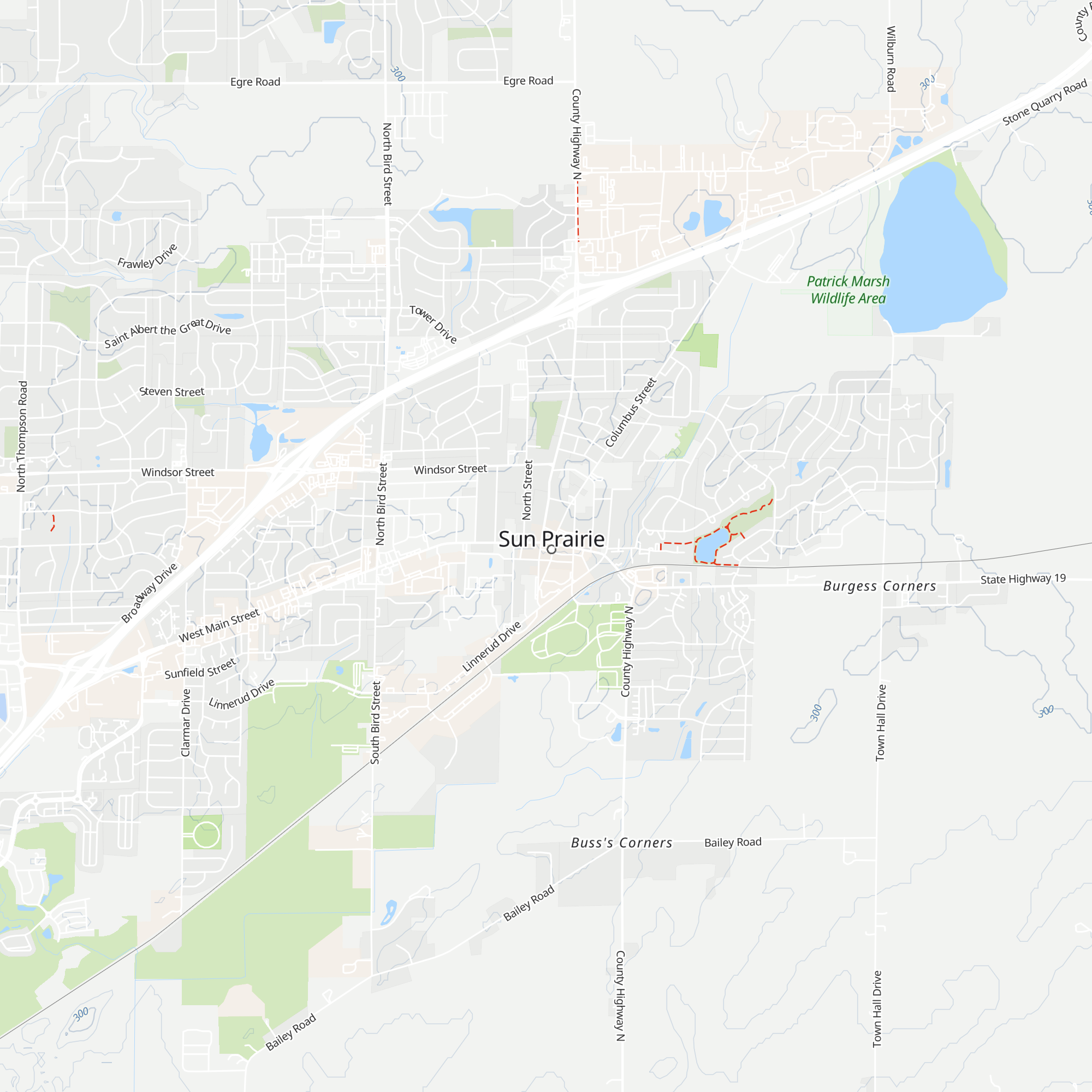 Visit Sun Prairie map