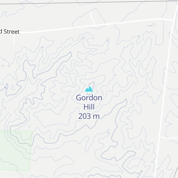 Map of Gordon Hill