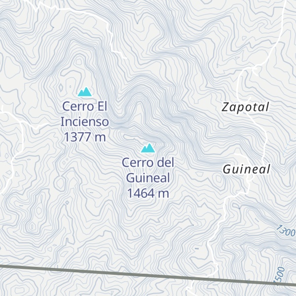 Map of Cerro del Guineal