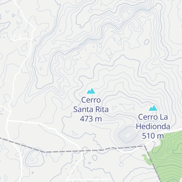 Map of Cerro Santa Rita