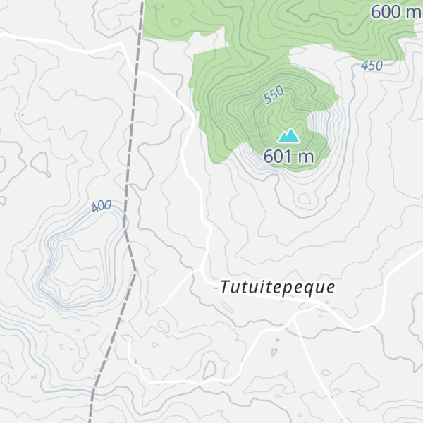 Map of Cerro Tutultepeque