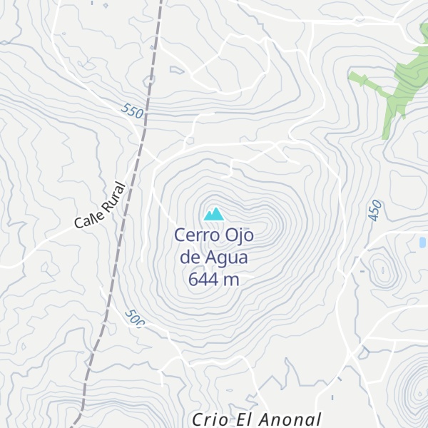 Map of Cerro Ojo de Agua