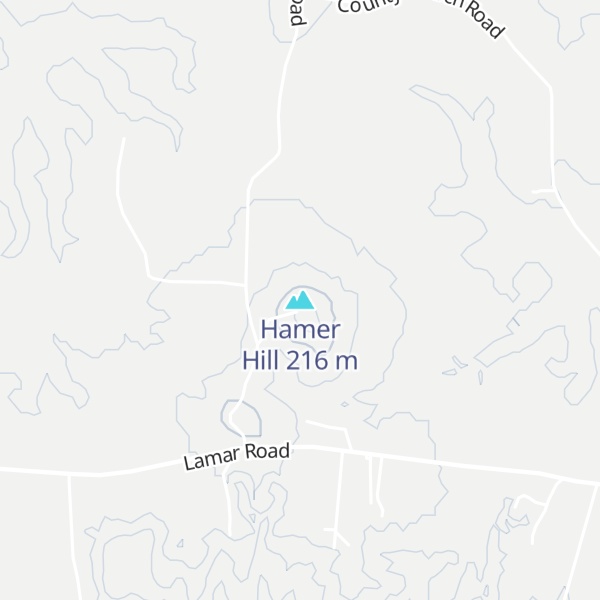 Map of Hamer Hill