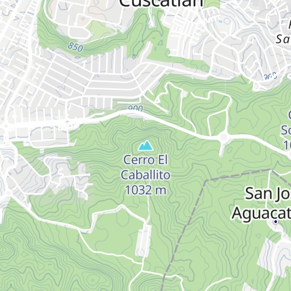 Map of Cerro El Caballito