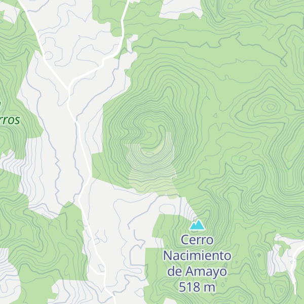 Map of Cerro Cinotepeque
