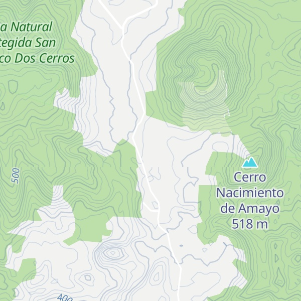 Map of Cerro Cinotepec