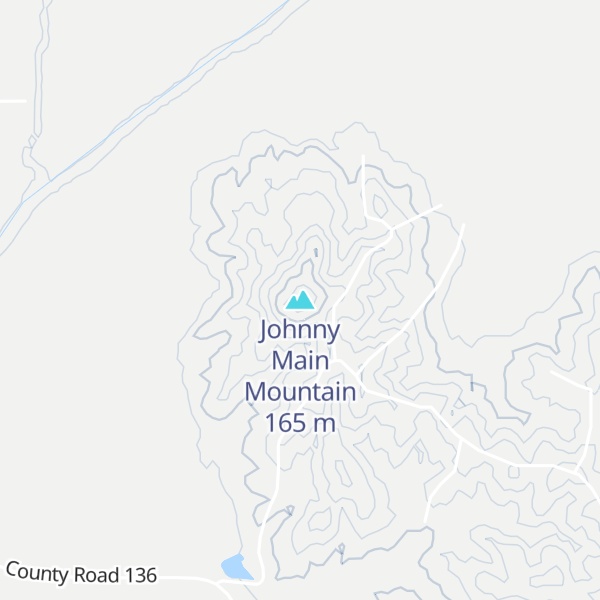 Map of Johnny Main Mountain