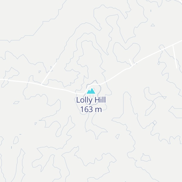 Map of Lolly Hill