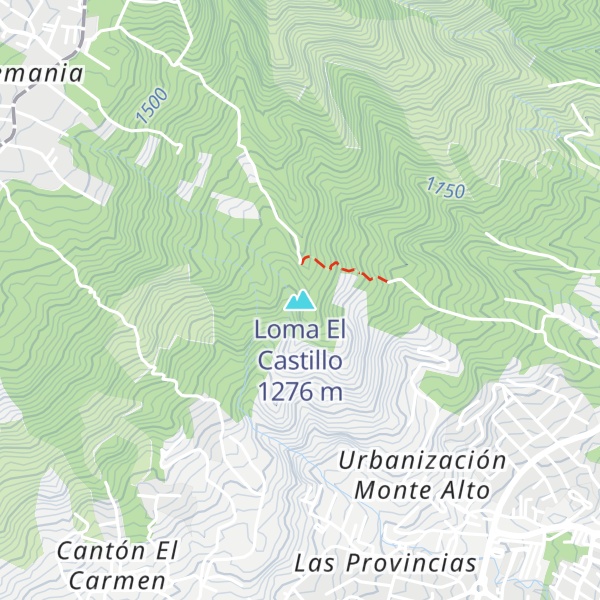 Map of Loma El Castillo