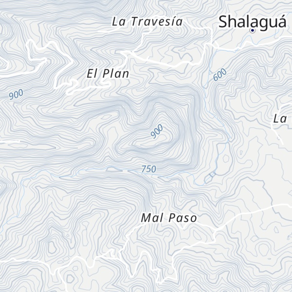 Map of Cerro de Las Candelas