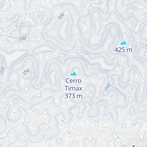 Map of Cerro Timax