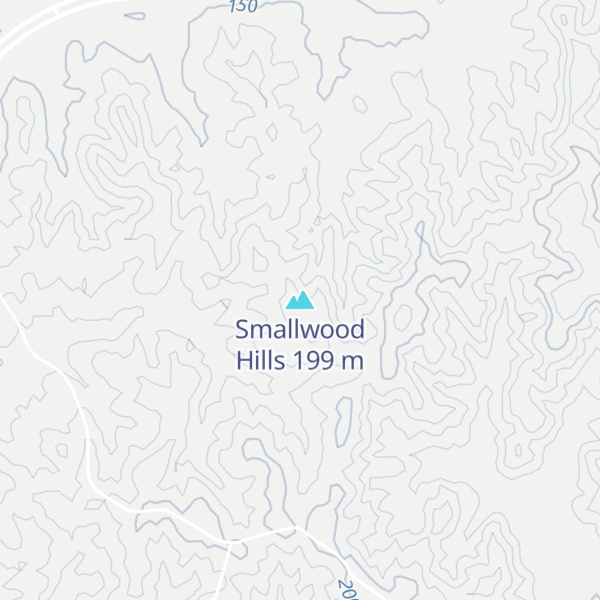 Map of Smallwood Hills