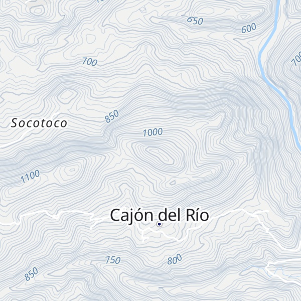 Map of Cerro de Socotoco