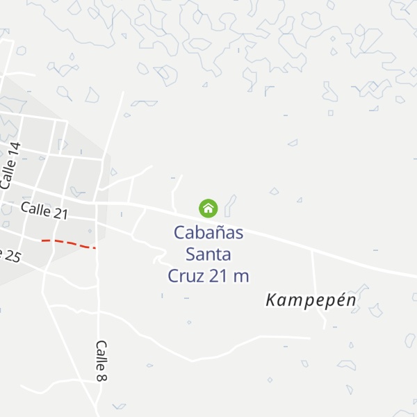 Map of Cabañas Santa Cruz