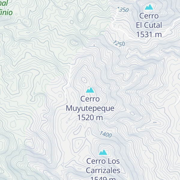 Map of Cerro Muyutepeque