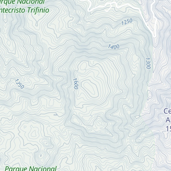 Map of Cerro El Volcán