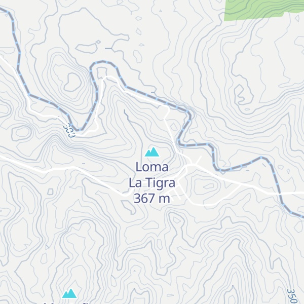 Map of Loma La Tigra